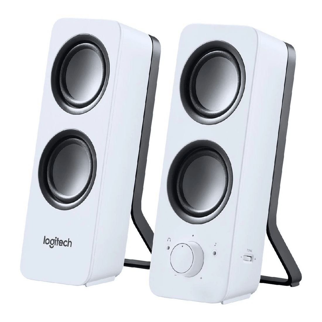 1 Logitech Multimedia Speakers White Z200, 1 of 4