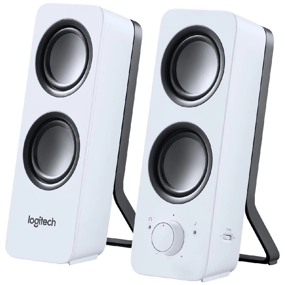 1 Logitech Multimedia Speakers White Z200, 1 of 4