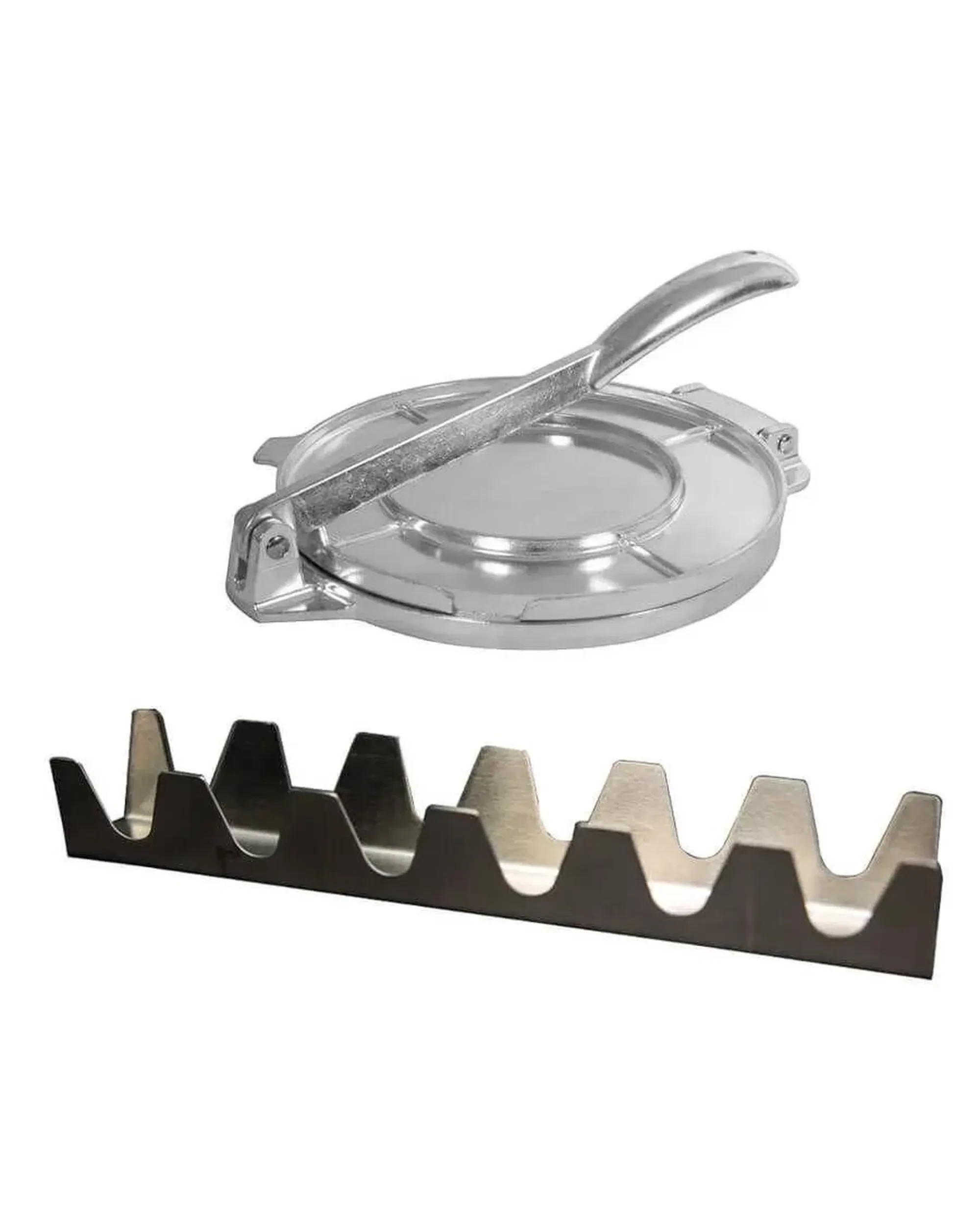 1 Flaming Coals Taco Holder and Tortilla Press Combo Pack, 1 of 5