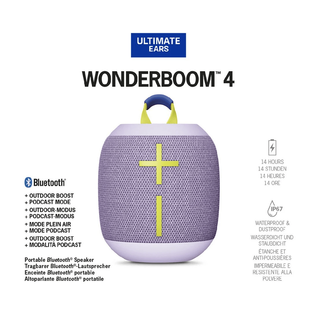 6 Ultimate Ears Wonderboom 4 Lilac, 6 of 9