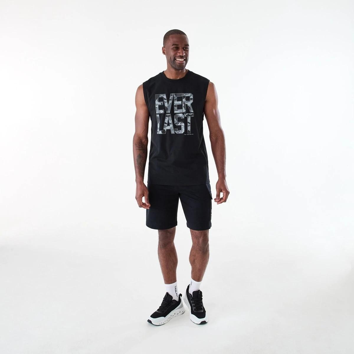 7 Everlast Mens Camo Print Muscle EVERLAST BLACK, 7 of 7