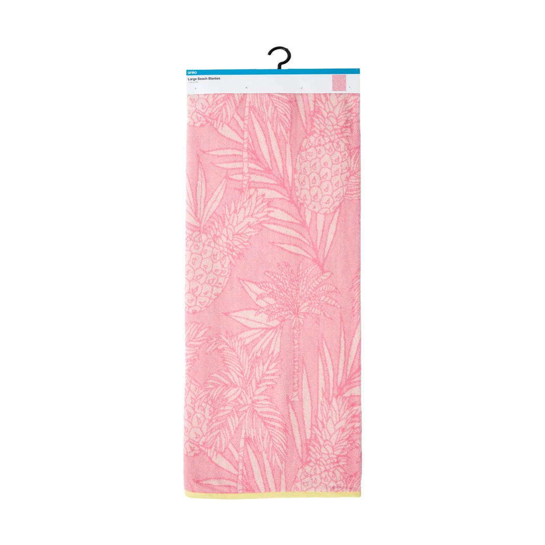 6 Large Beach Blanket - Pink, 6 of 6
