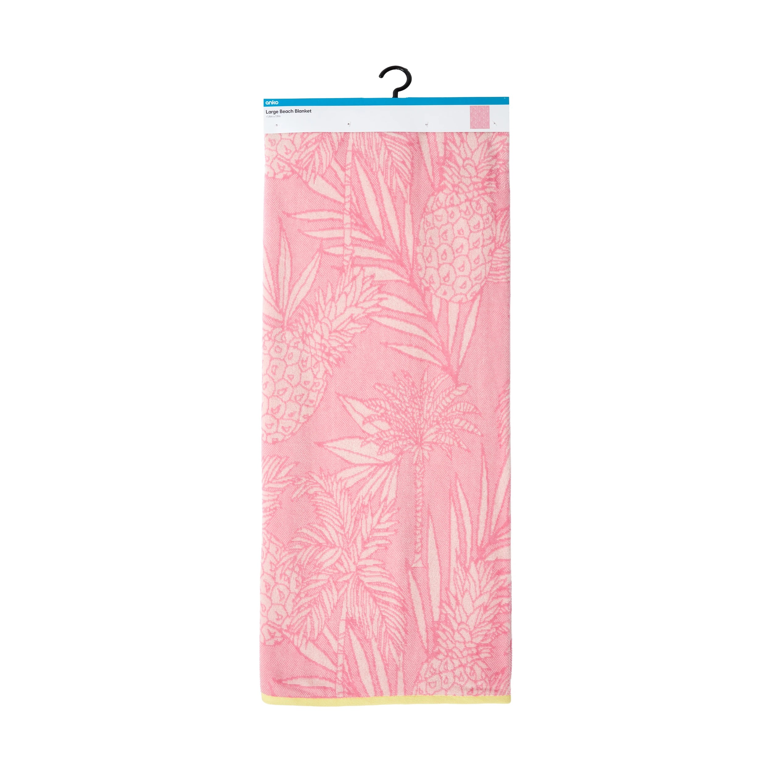 6 Large Beach Blanket - Pink, 6 of 6