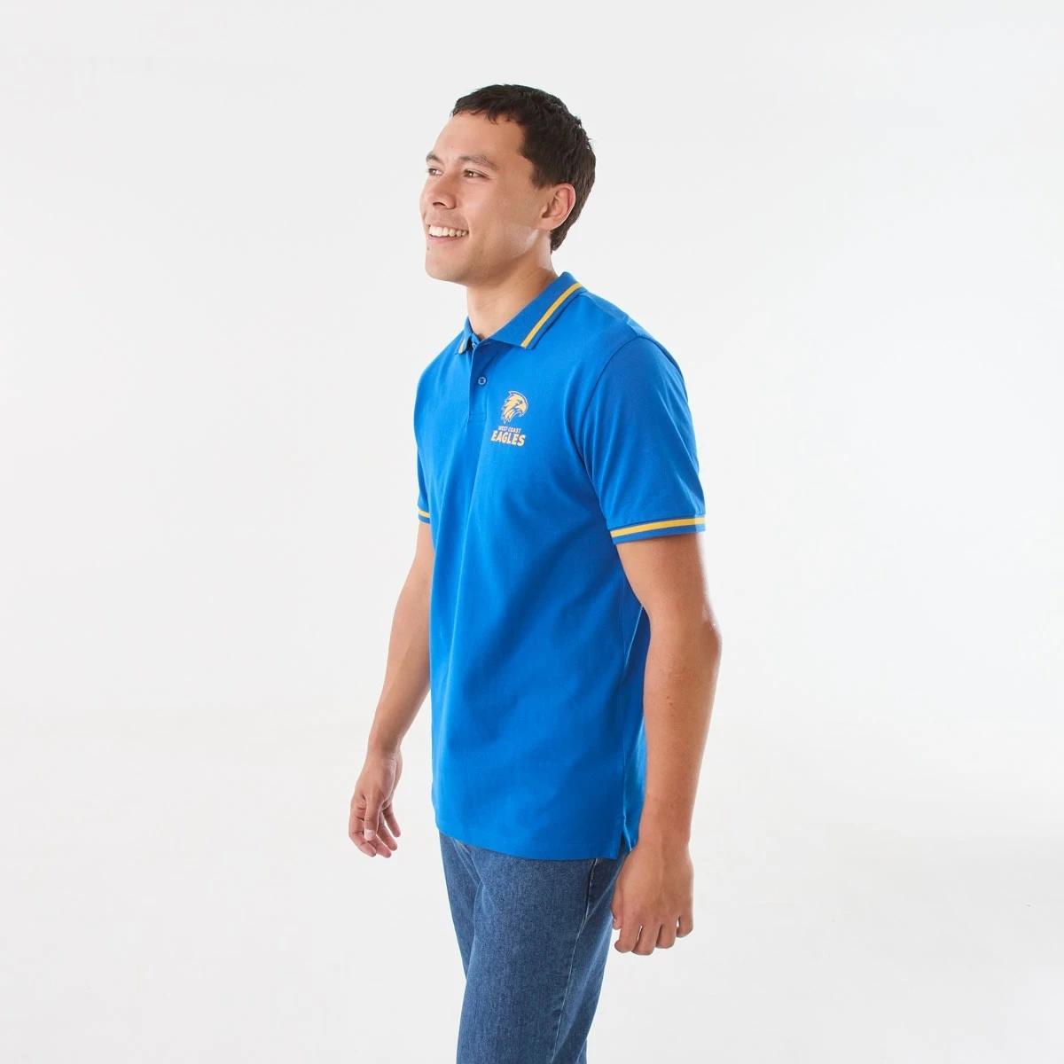 2 Official AFL Adult Polo Shirt West Coast, 2 of 6