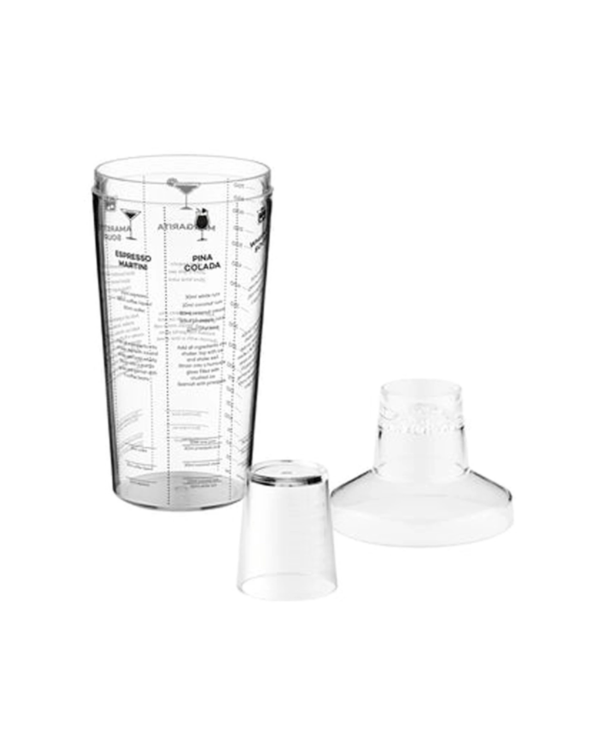 2 Maxwell & Williams Durable Plastic Cocktail Shaker 700ml - Stylish Design
 - Plain, 2 of 3