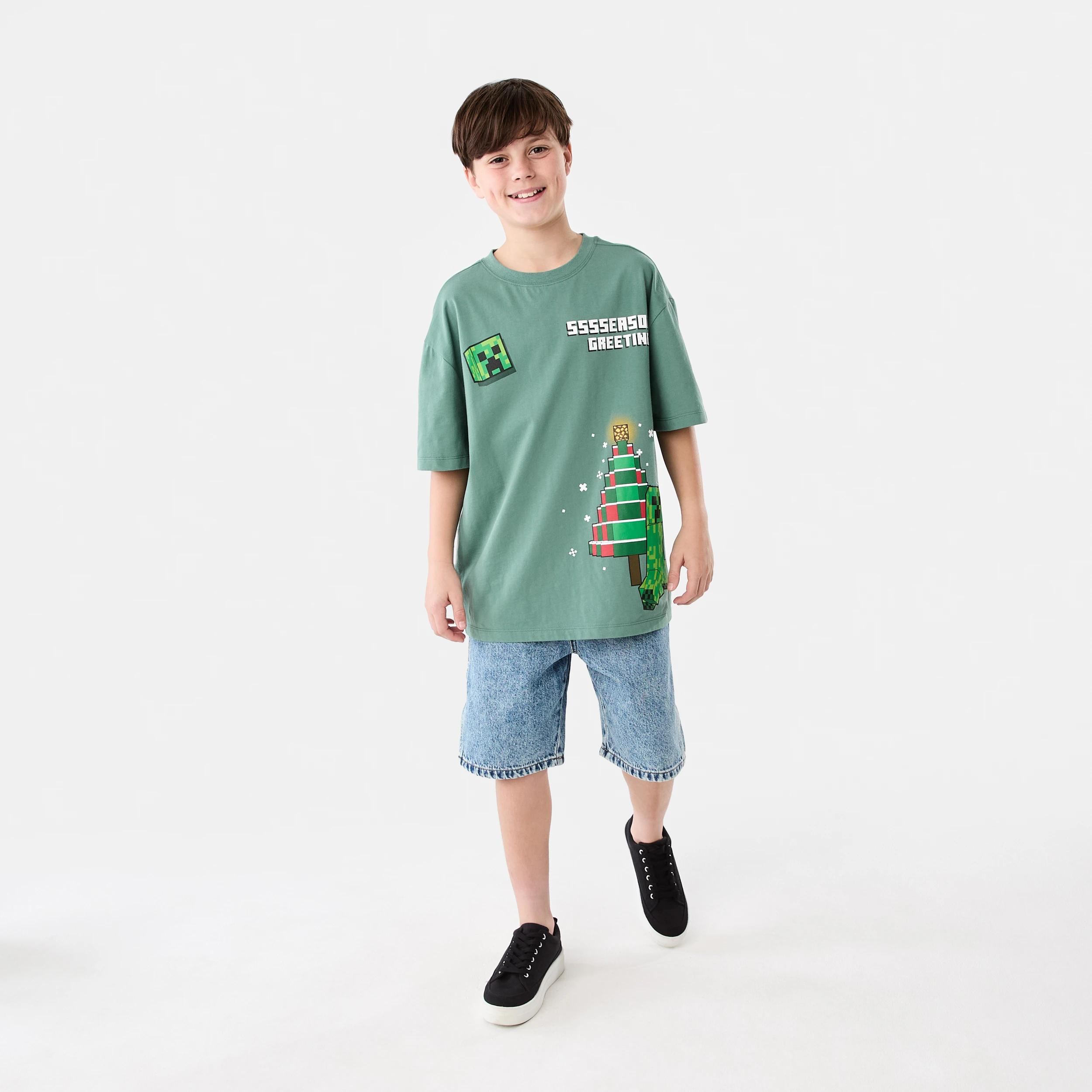 7 Minecraft License Christmas T-shirt MINECRAFT XMAS DESIGN, 7 of 8