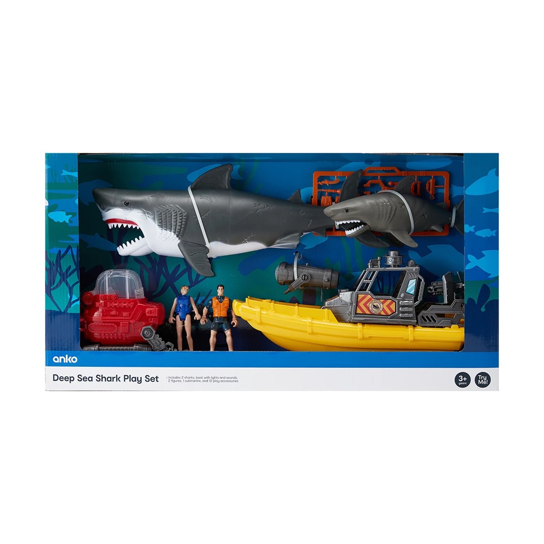 9 Deep Sea Shark Play Set, 9 of 10
