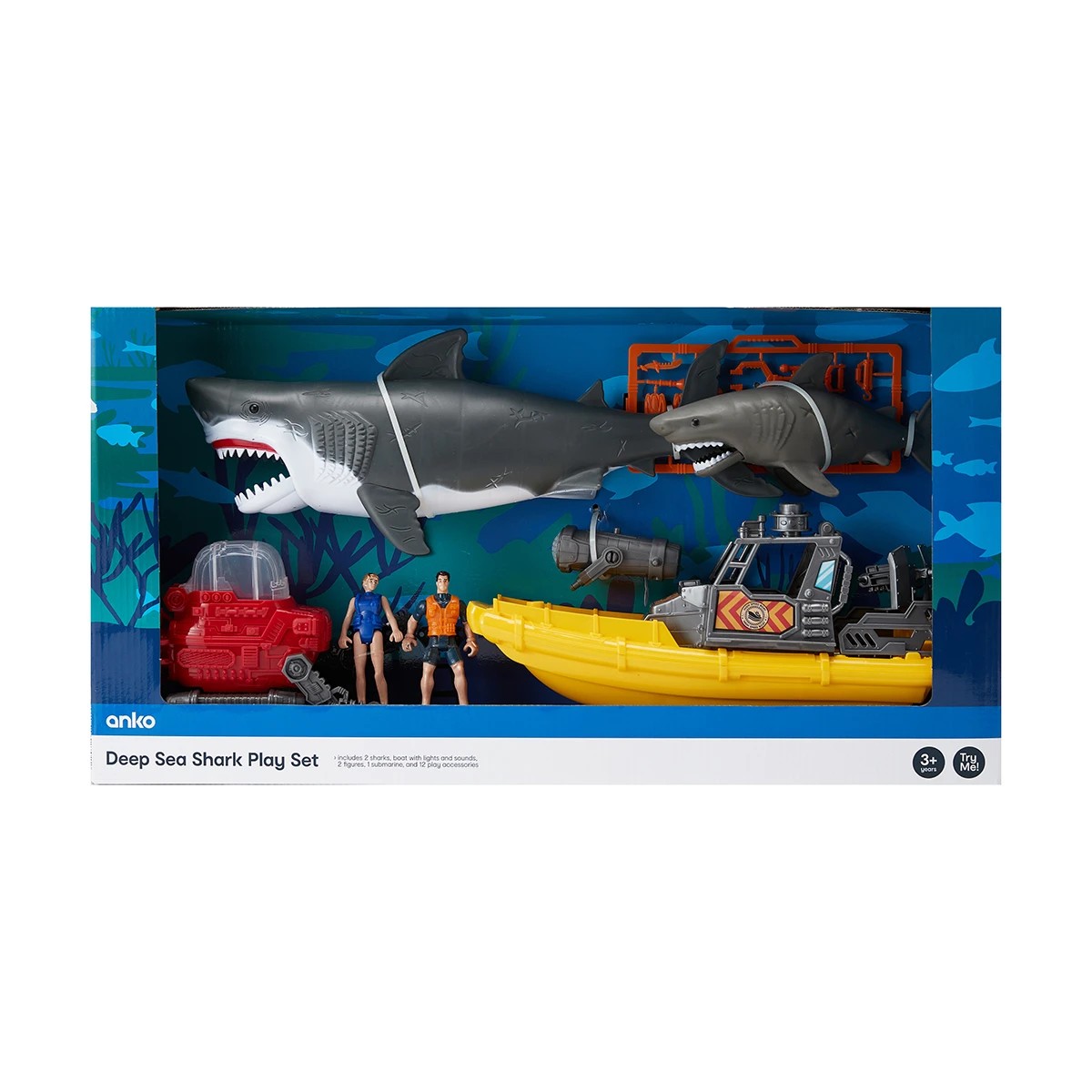 9 Deep Sea Shark Play Set, 9 of 10