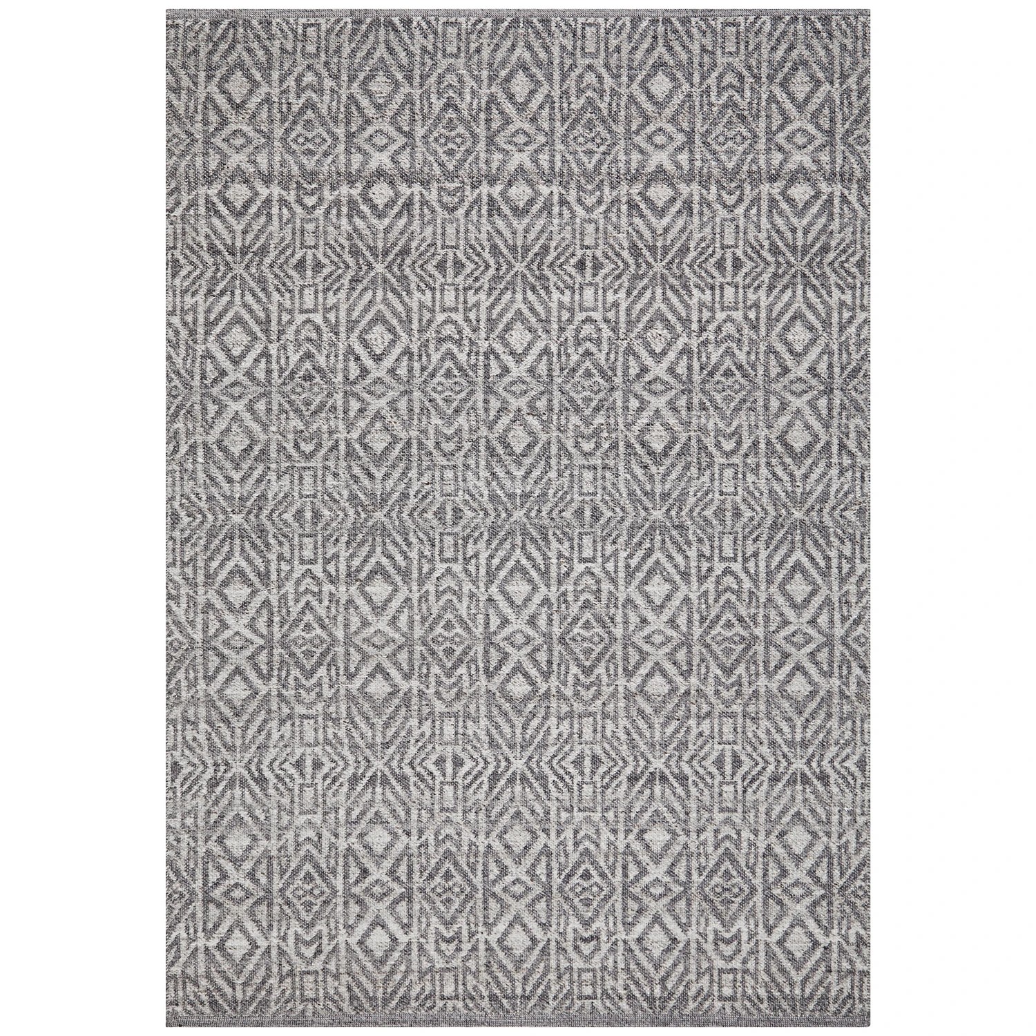 2 Common Ground Rugs Memento 150 320x230cm - Extra Large Handwoven Wool Floor Rug - Blue, 2 of 7