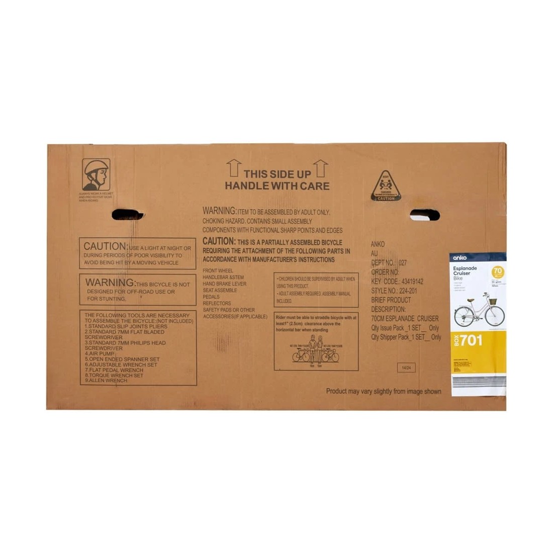 8 70cm Esplanade Cruiser Bike, 8 of 8