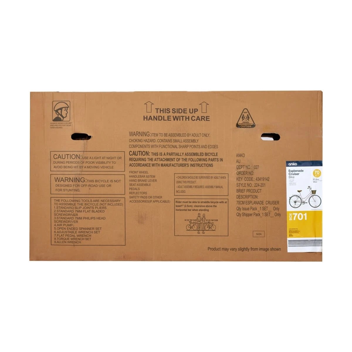 9 70cm Esplanade Cruiser Bike, 9 of 9