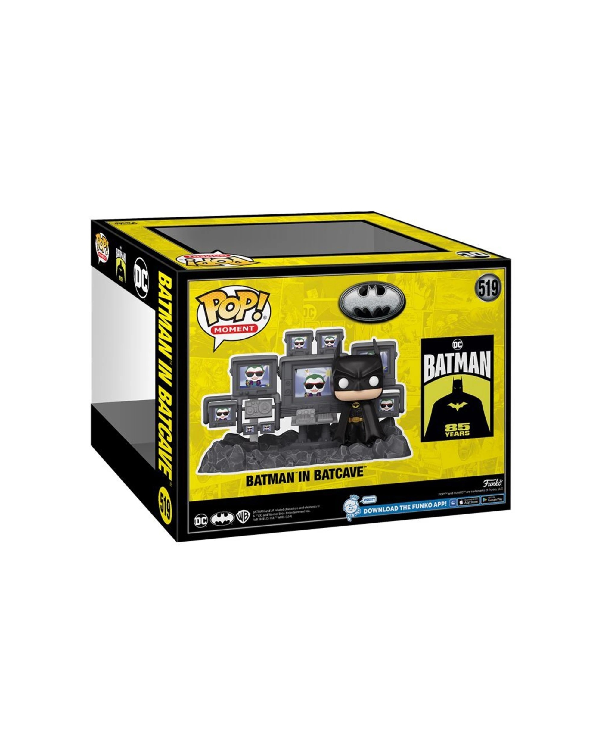 3 Funko Batman 85th Anniversary Batman In Batcave 1989 Pop Moment 5.5 Inch - Black, 3 of 3