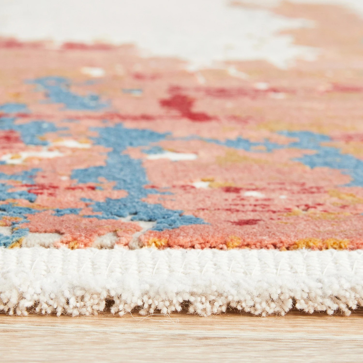 7 Common Ground Rugs Glimmers 107 290x200cm - Large Bamboo Silk Power Loomed Floor Rug - Multi, 7 of 9