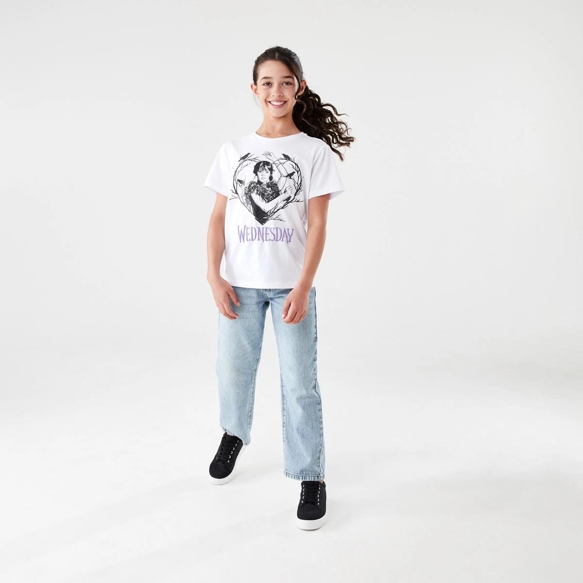 5 Wednesday License T-shirt WEDNESDAY ADDAMS TREE HEART, 5 of 6