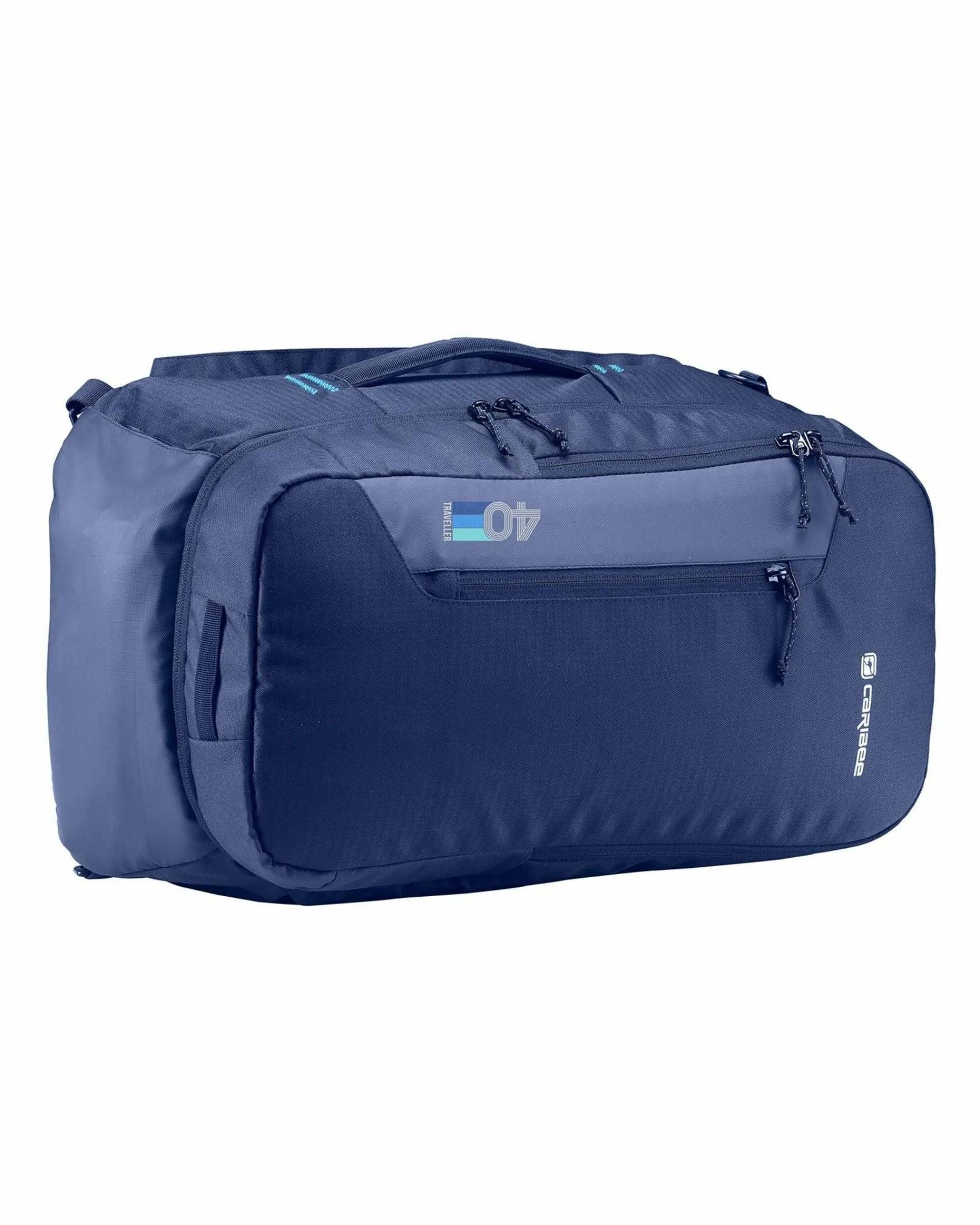4 Caribee Traveller Carry-On Backpack Duffle - 40L - Blue, 4 of 5
