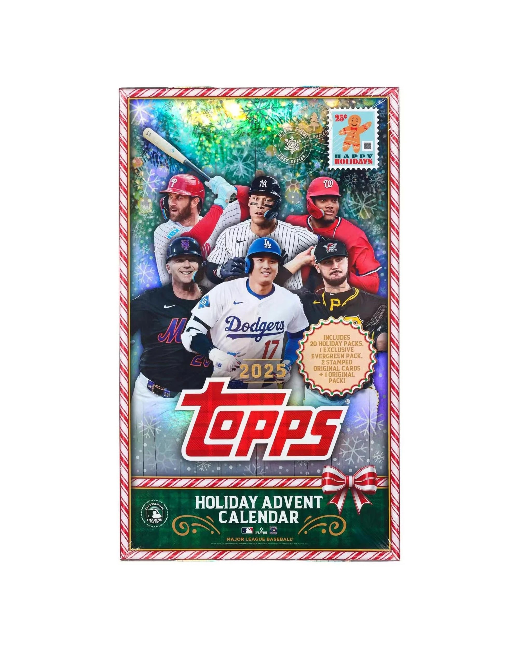1 Topps 2025 Holiday Baseball Advent Calendar Box, 1 of 4