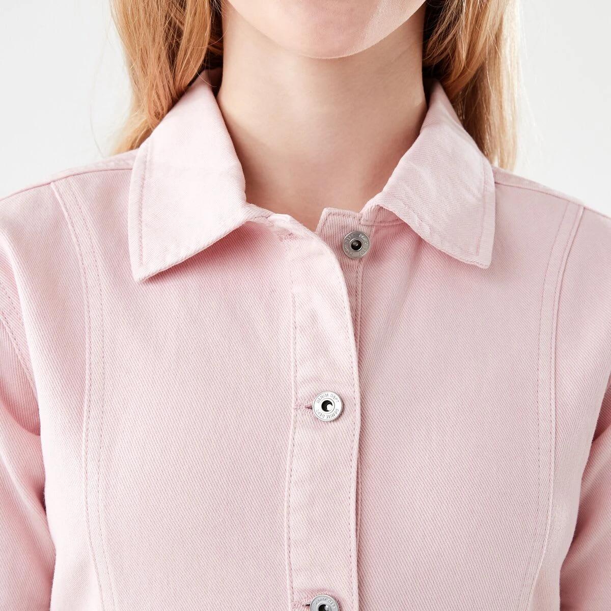 5 Denim Dress LIGHT PINK WASH, 5 of 7