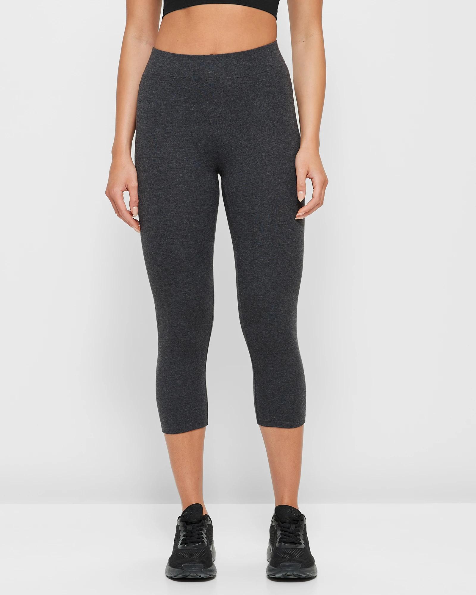 2 Target Active 3/4 Length Leggings CHARCOAL / GREY, 2 of 5