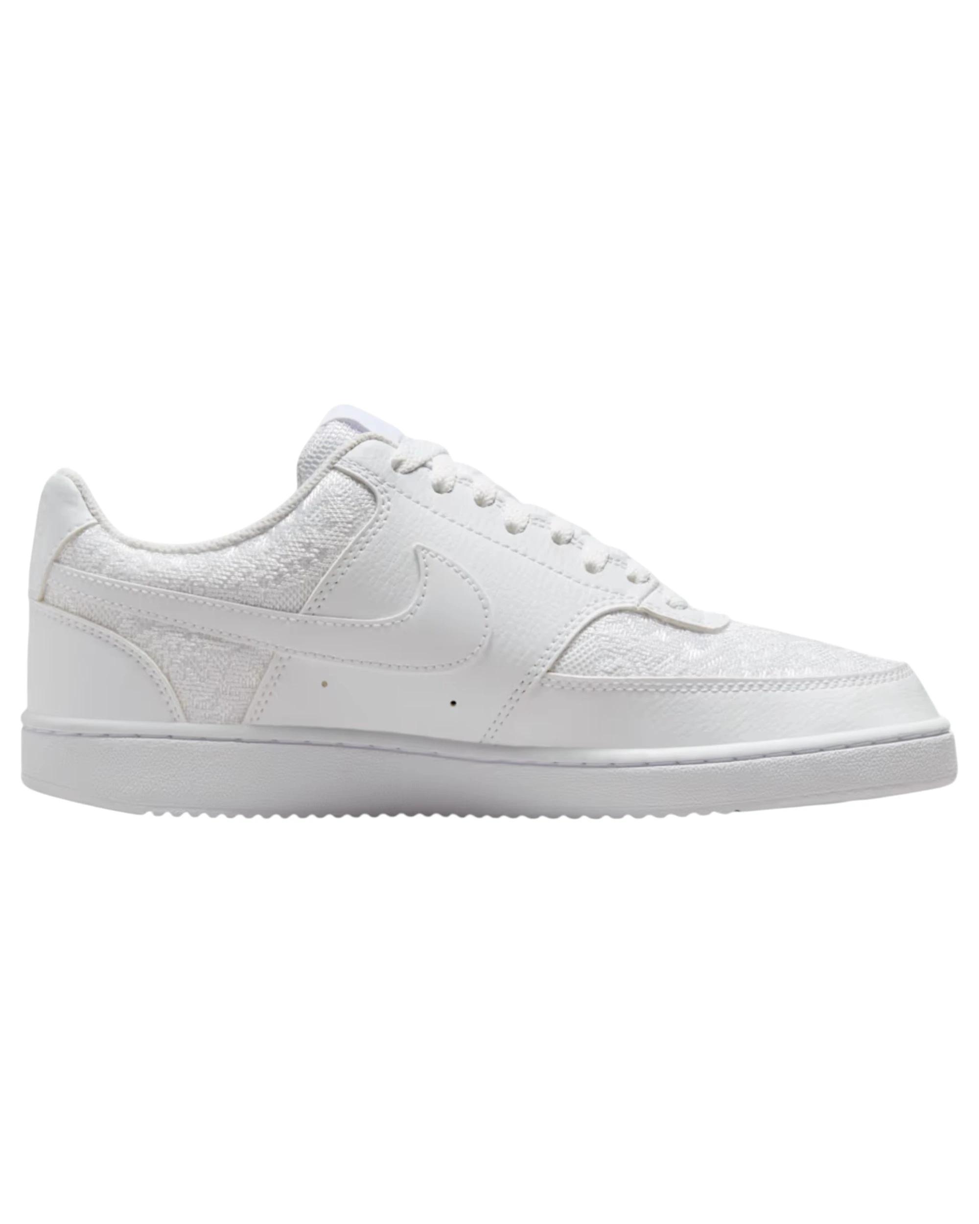 1 Nike Womens Court Vision Low Athletic Shoes White, 1 of 8