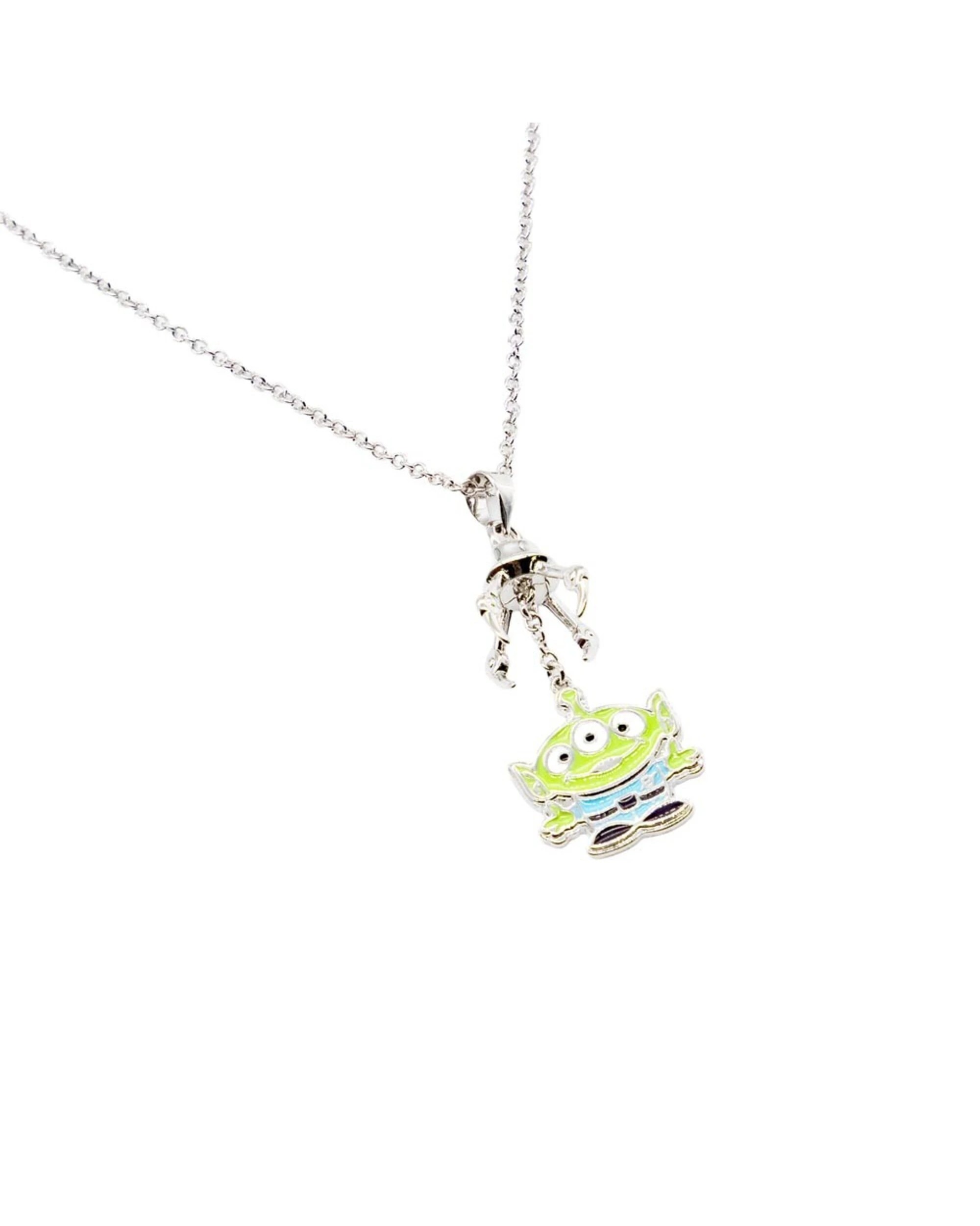 1 Pixar - Toy Story - Alien Pendant Necklace - Green, 1 of 2