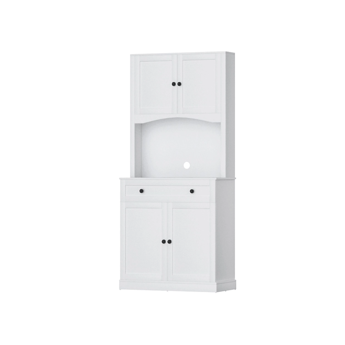 1 Artiss Buffet Sideboard Hutch Cabinet - White, 1 of 8