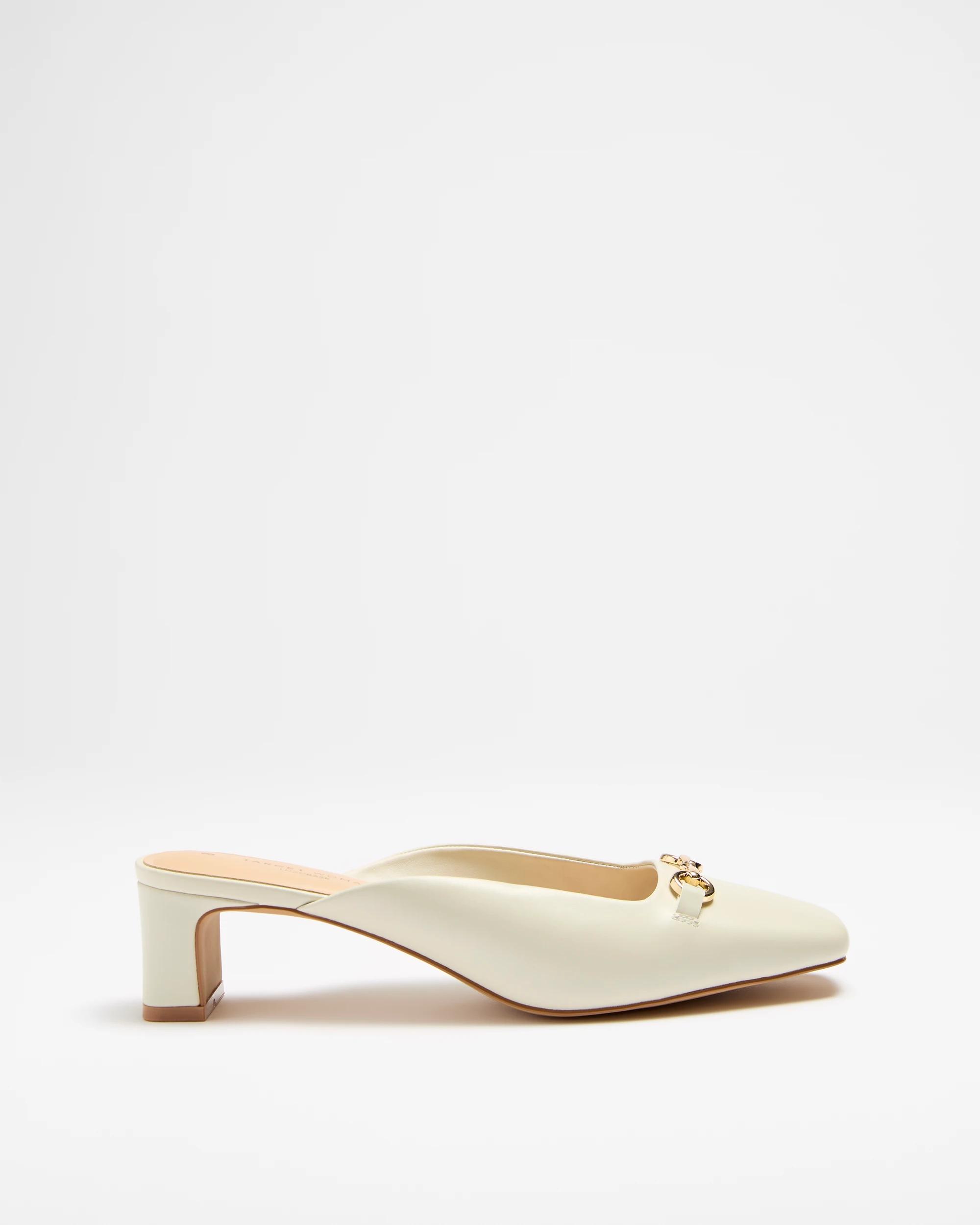 1 Target Womens Metal Trim Mule Heel - Lao IVORY, 1 of 3
