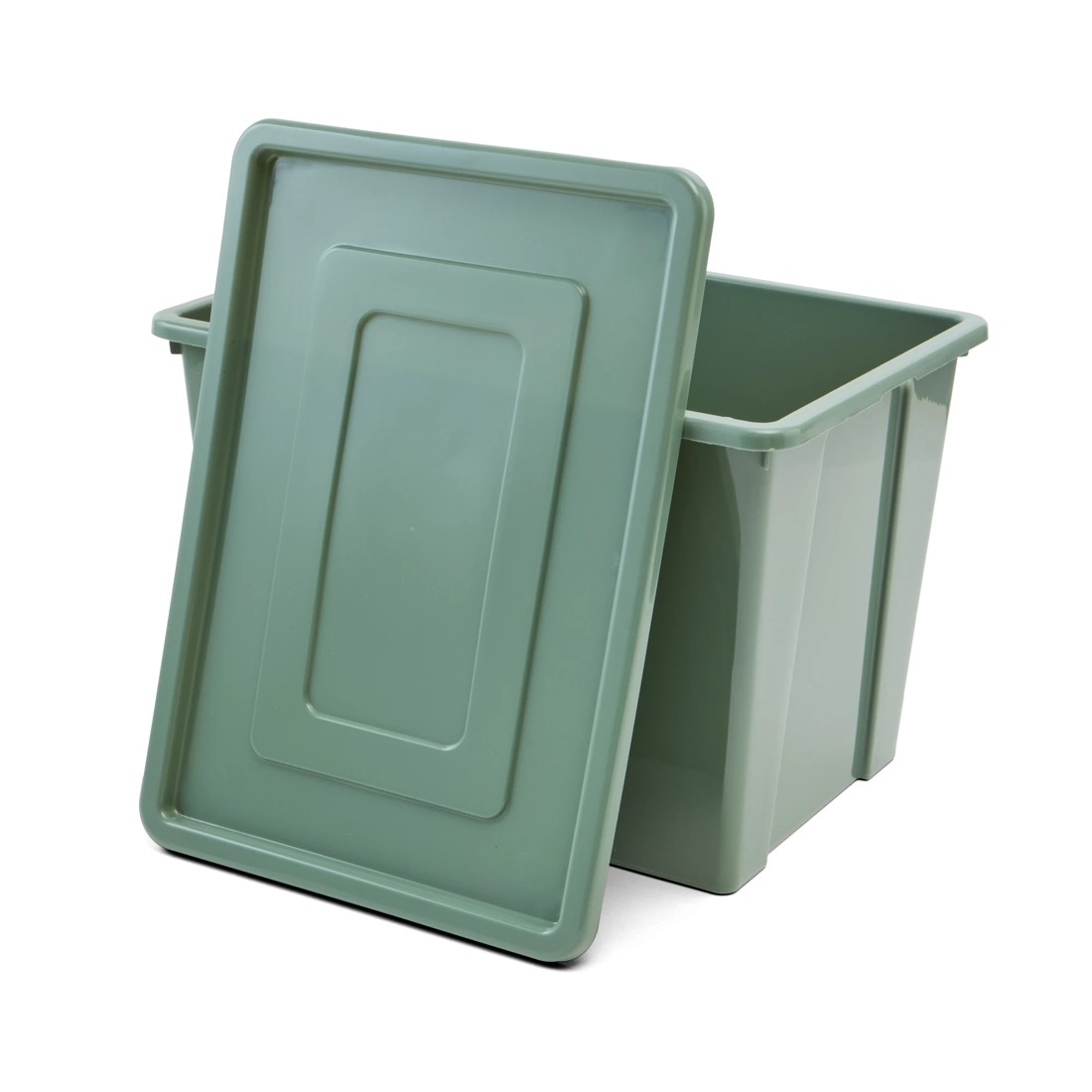 6 3 Pack 20L Storage Boxes - Green, 6 of 10