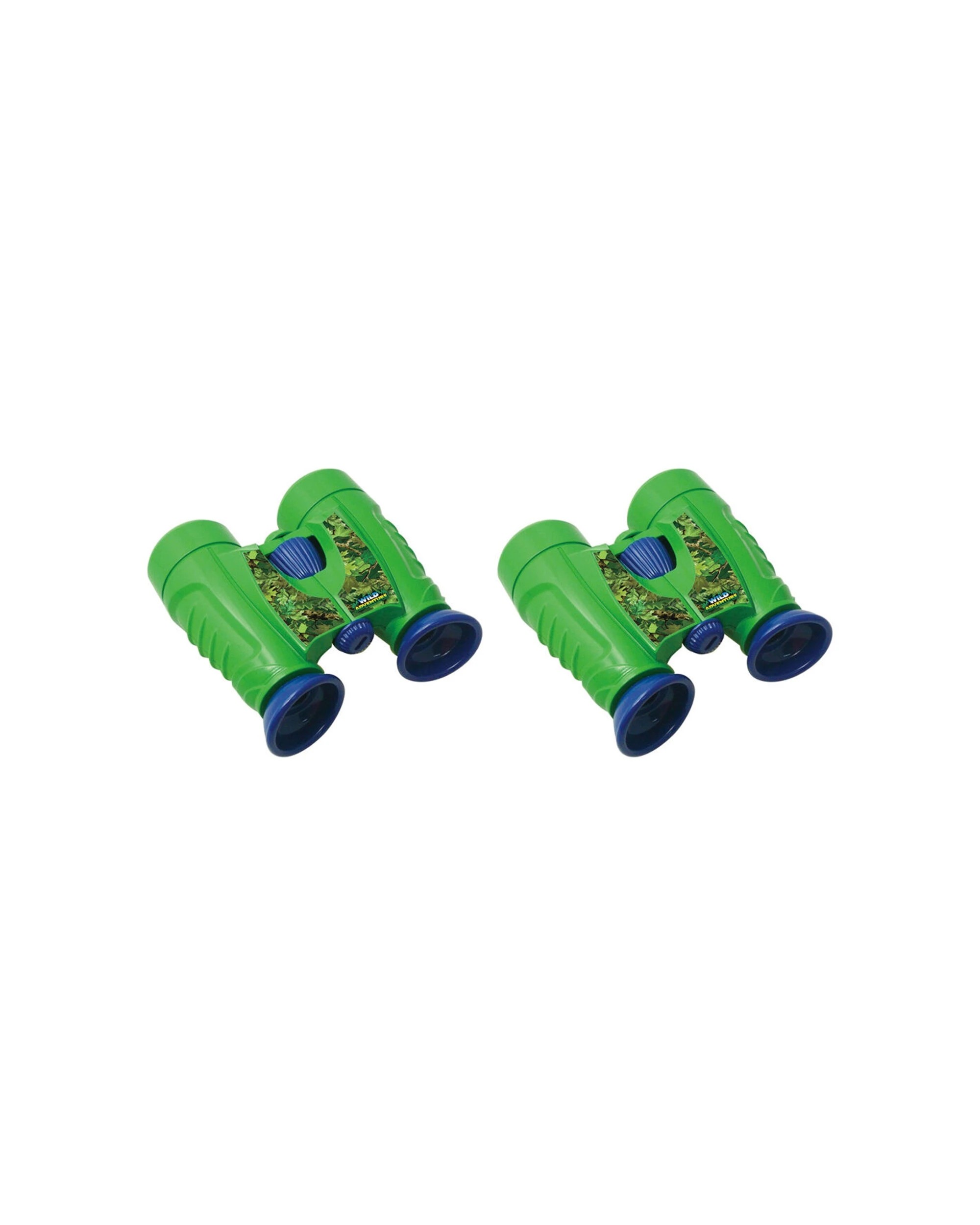 1 WILD ADVENTURE 2PK Binoculars Kids Outdoor Toy Explorer Adventure Fun - Green, 1 of 6