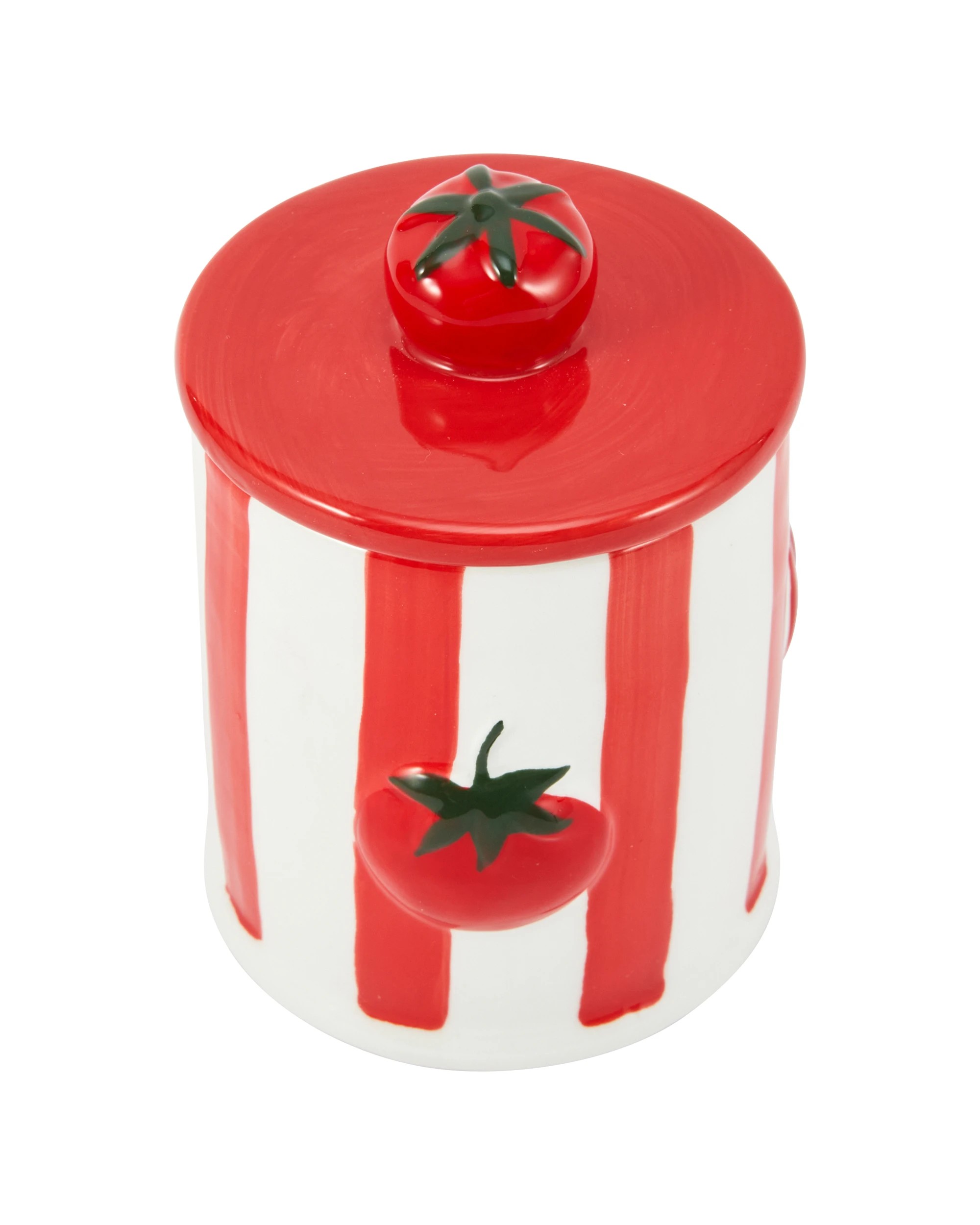 3 Mediterranean Pomodoro Tomato Stripe Candle, 3 of 6