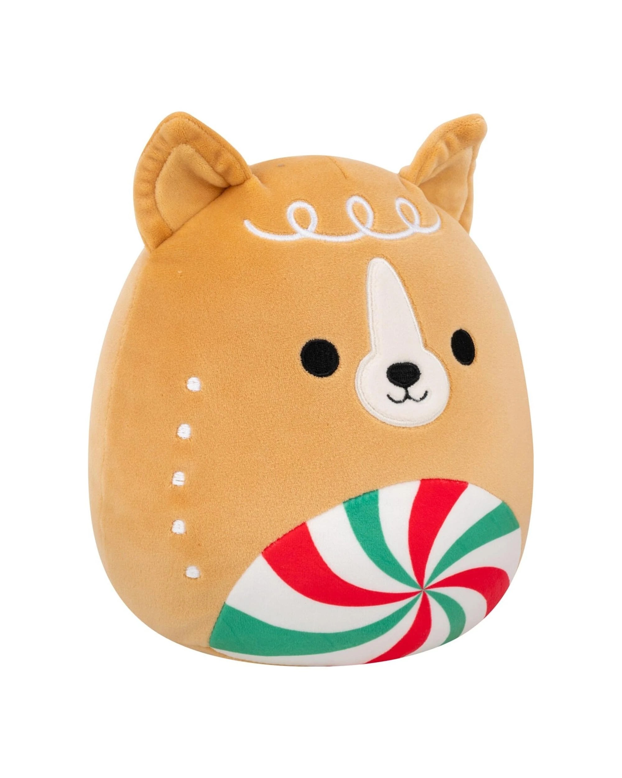 2 Squishmallows Christmas Louis the Gingerbread Terrier 5 inch Plush - Multi, 2 of 3