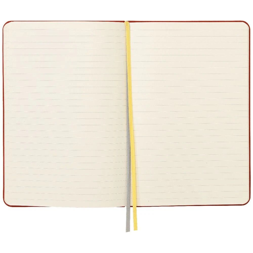 4 Modena A5 Linen Ruled Notebook Orange, 4 of 5