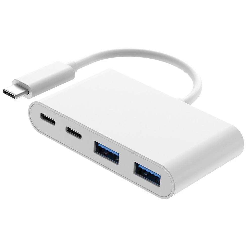 2 J.Burrows USB-C to USB 3.0 4-Port Hub White, 2 of 3