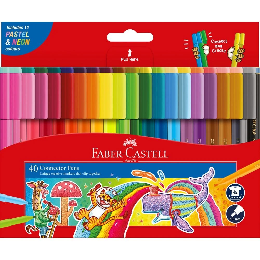 7 Faber-Castell Connector Pens 40 Pack, 7 of 10