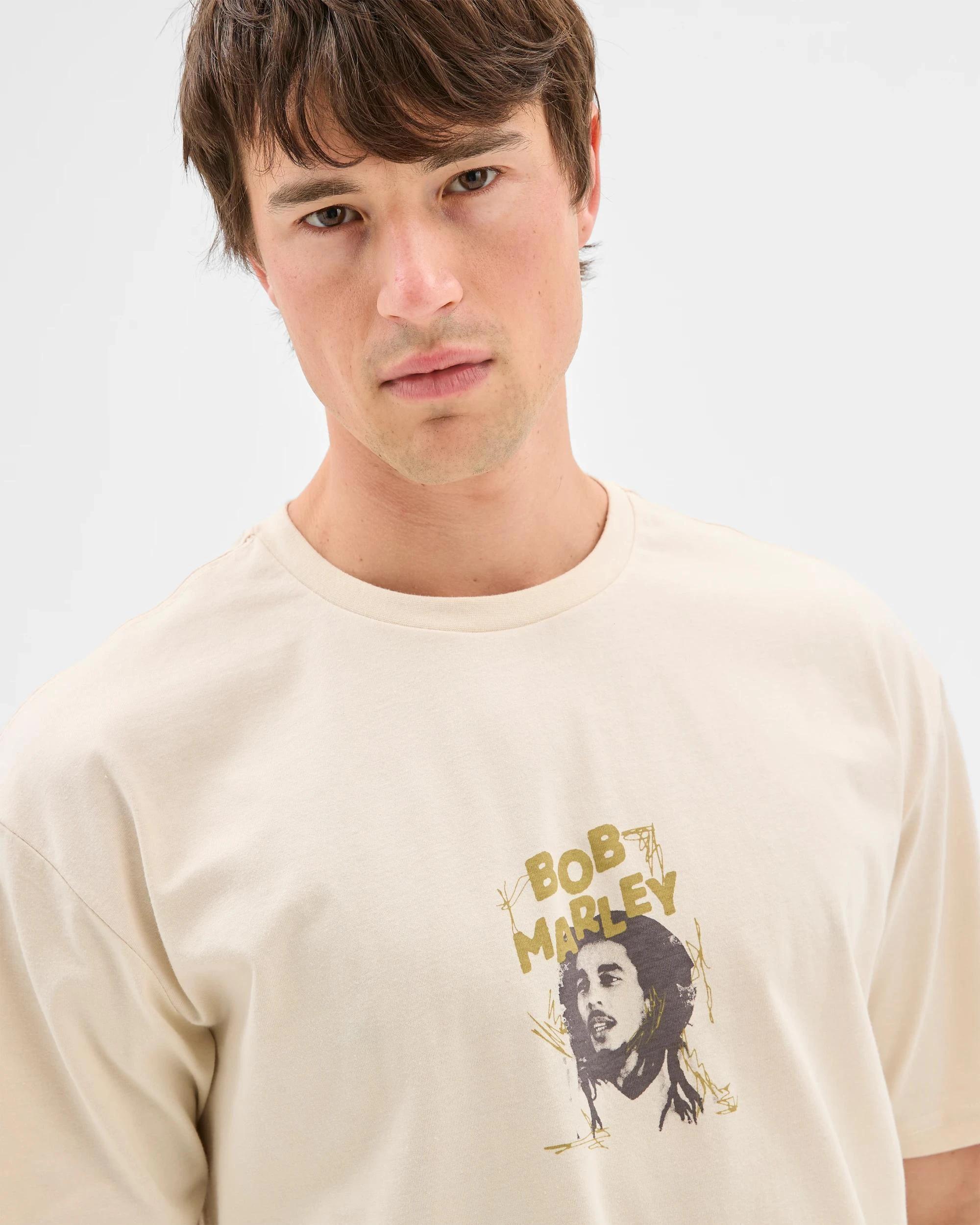 3 Licensed Bob Marley T-Shirt BEIGE, 3 of 7