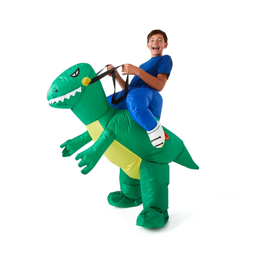 1 Inflatable Ride On Dinosaur Costume - Ages 8+, 1 of 8