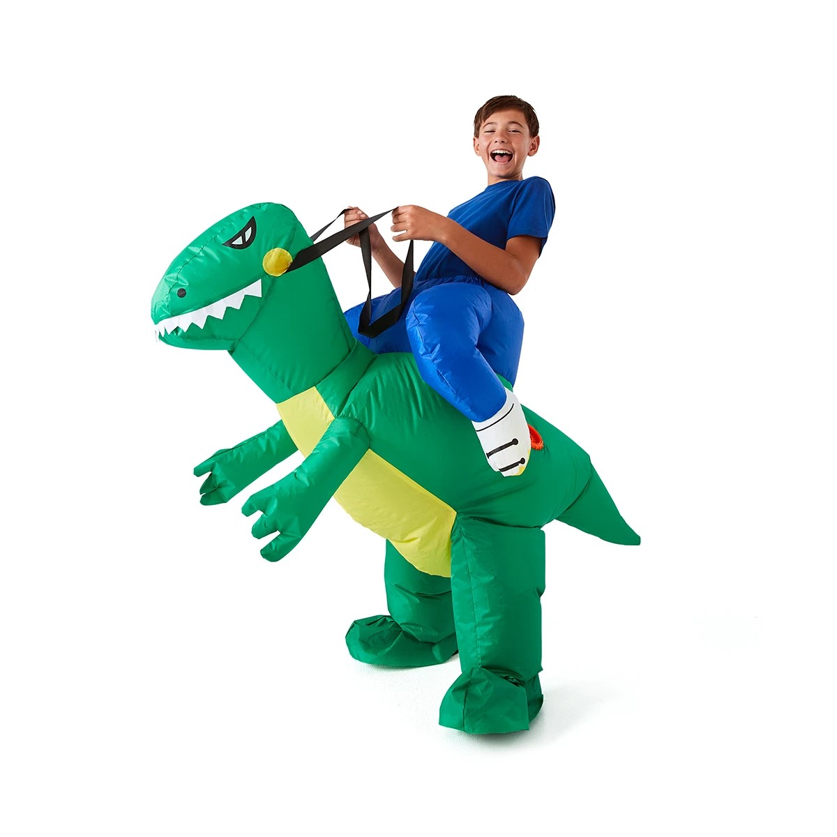 1 Inflatable Ride On Dinosaur Costume - Ages 8+, 1 of 8
