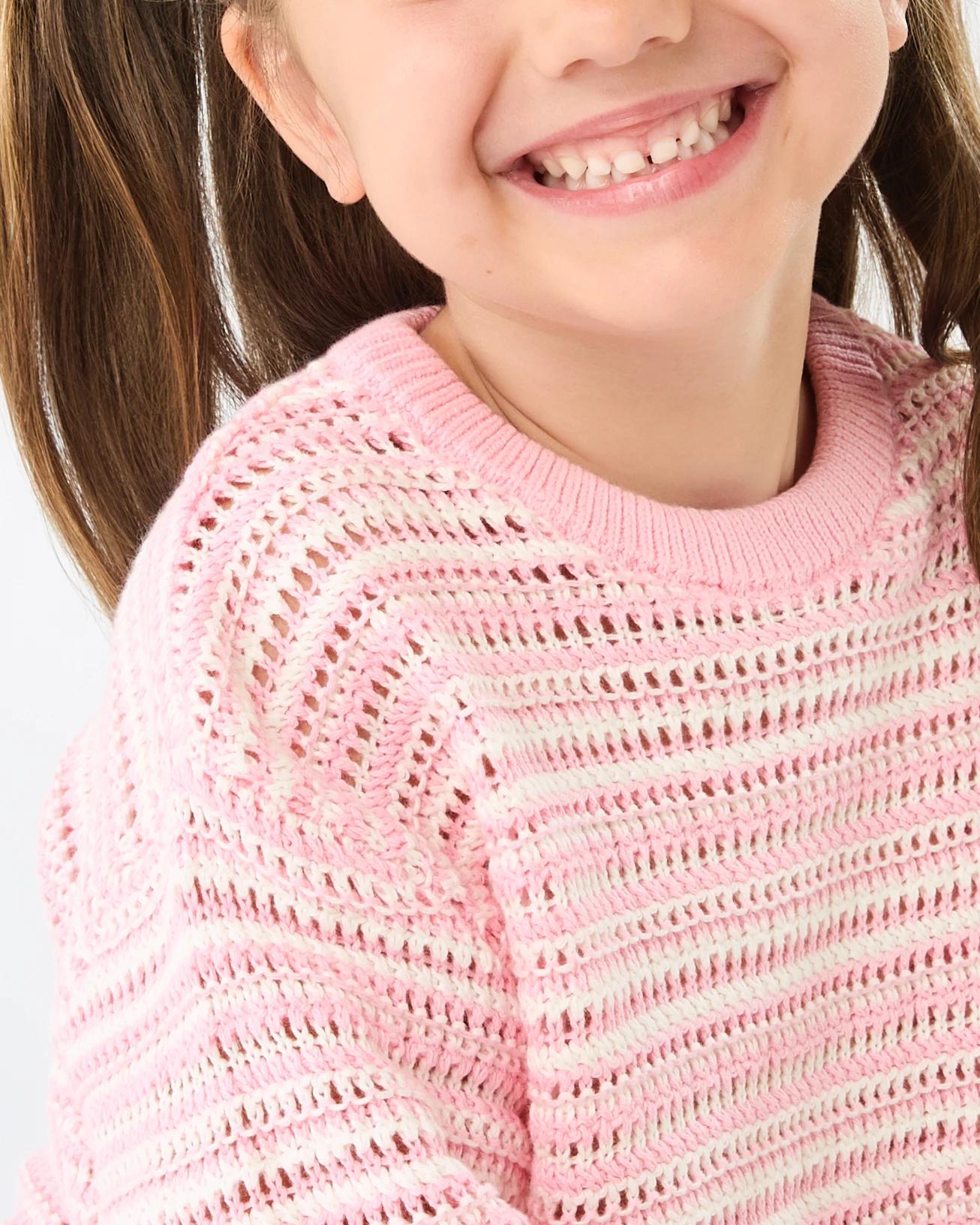 4 Crochet Set Pnk Stripe, 4 of 5