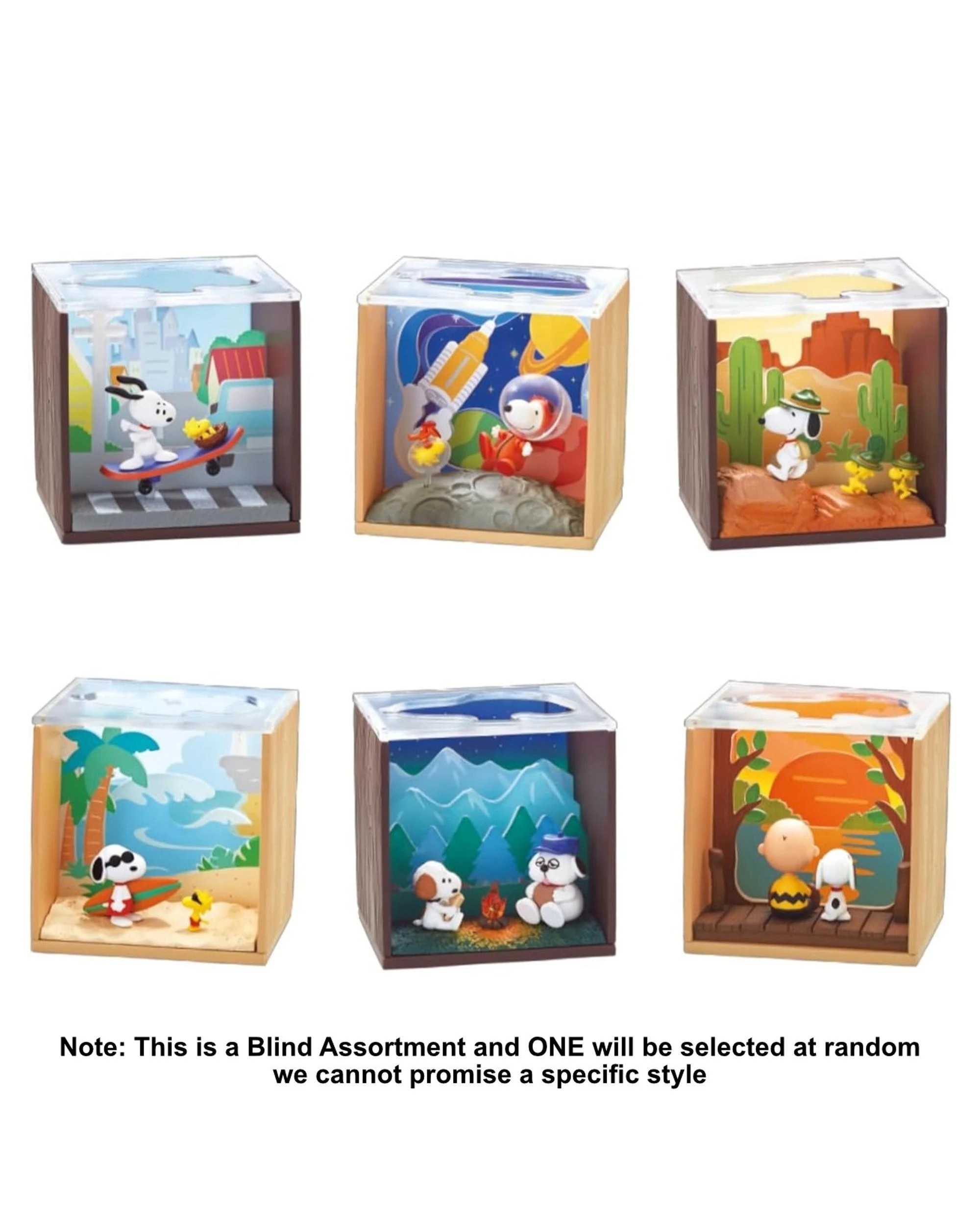 2 Re-Ment Snoopy Scenery Box Mini Figure Blind Box, 2 of 3
