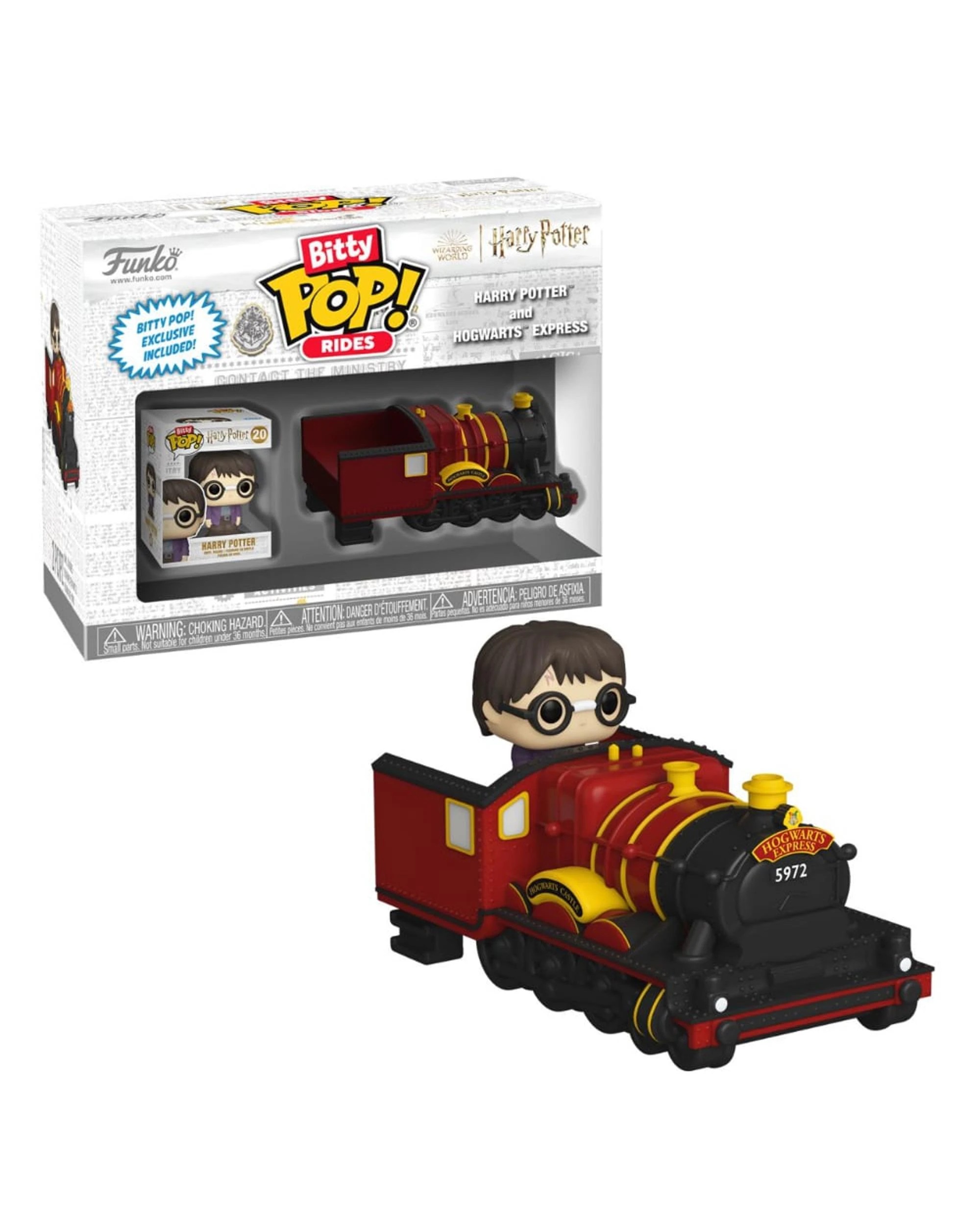 1 Harry Potter Harry with Train Bitty Ride Funko POP! Vinyl, 1 of 6