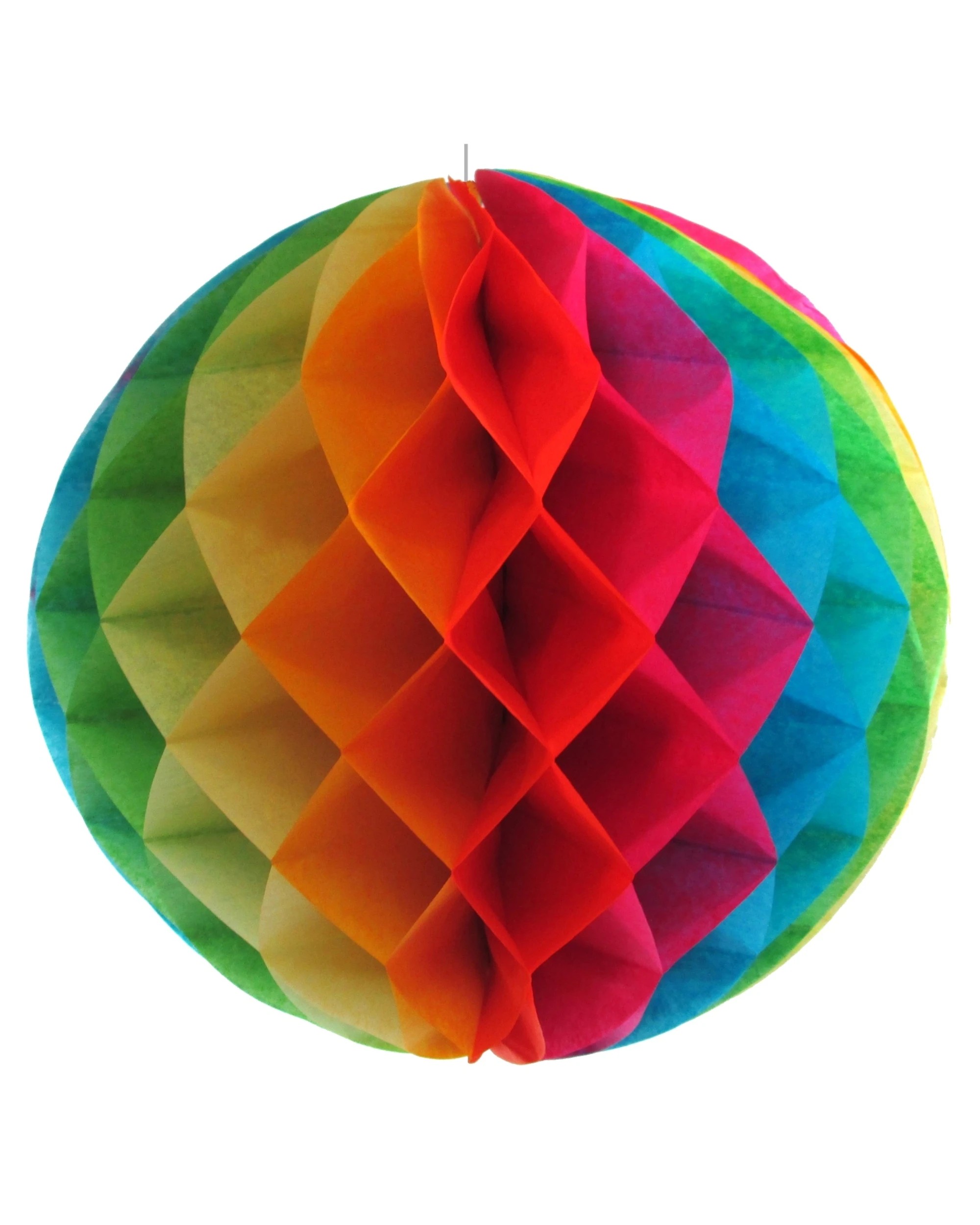 1 Beistle Rainbow Honeycomb Ball 30cm - Multi, 1 of 1