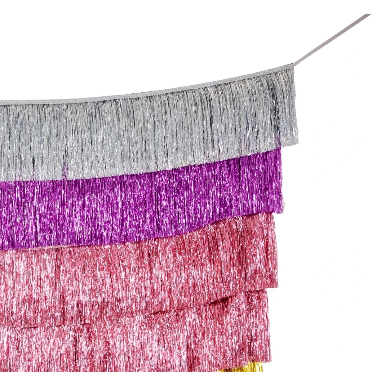2 Multi-Colour Tassel Fringe Backdrop, 2 of 4