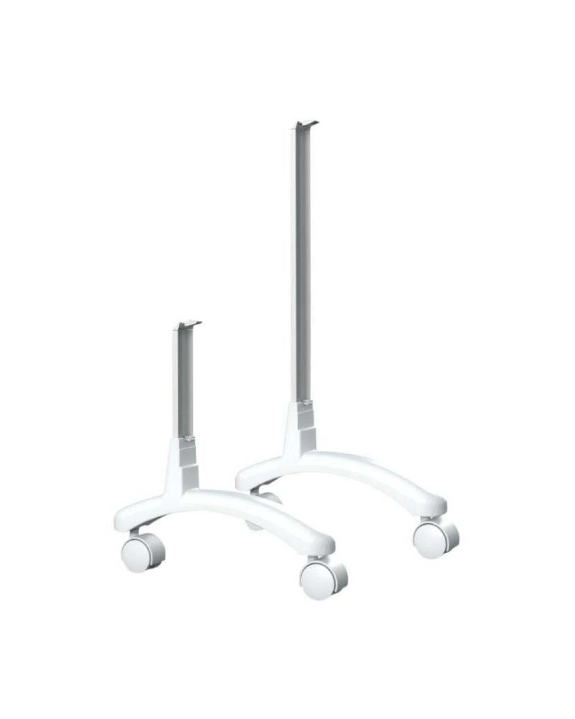 1 Nobo Electric Panel Heater Castor Wheels  White, 1 of 5