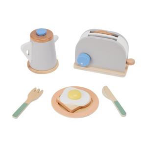 8 Piece Wooden Breakfast Set