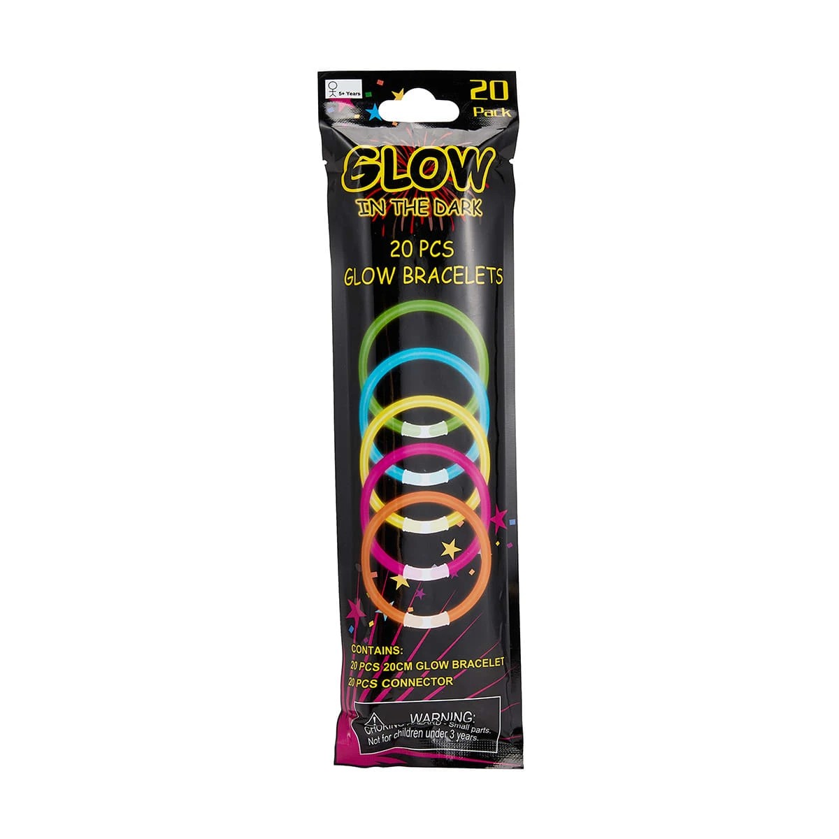 1 20 Pack Glow Bracelets, 1 of 8