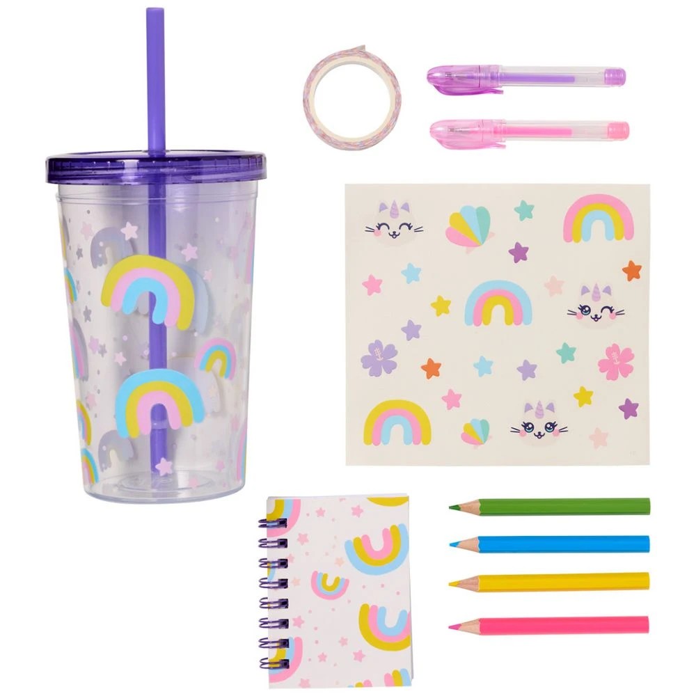 1 Studymate Purrmaid Cup Stationery Set, 1 of 5