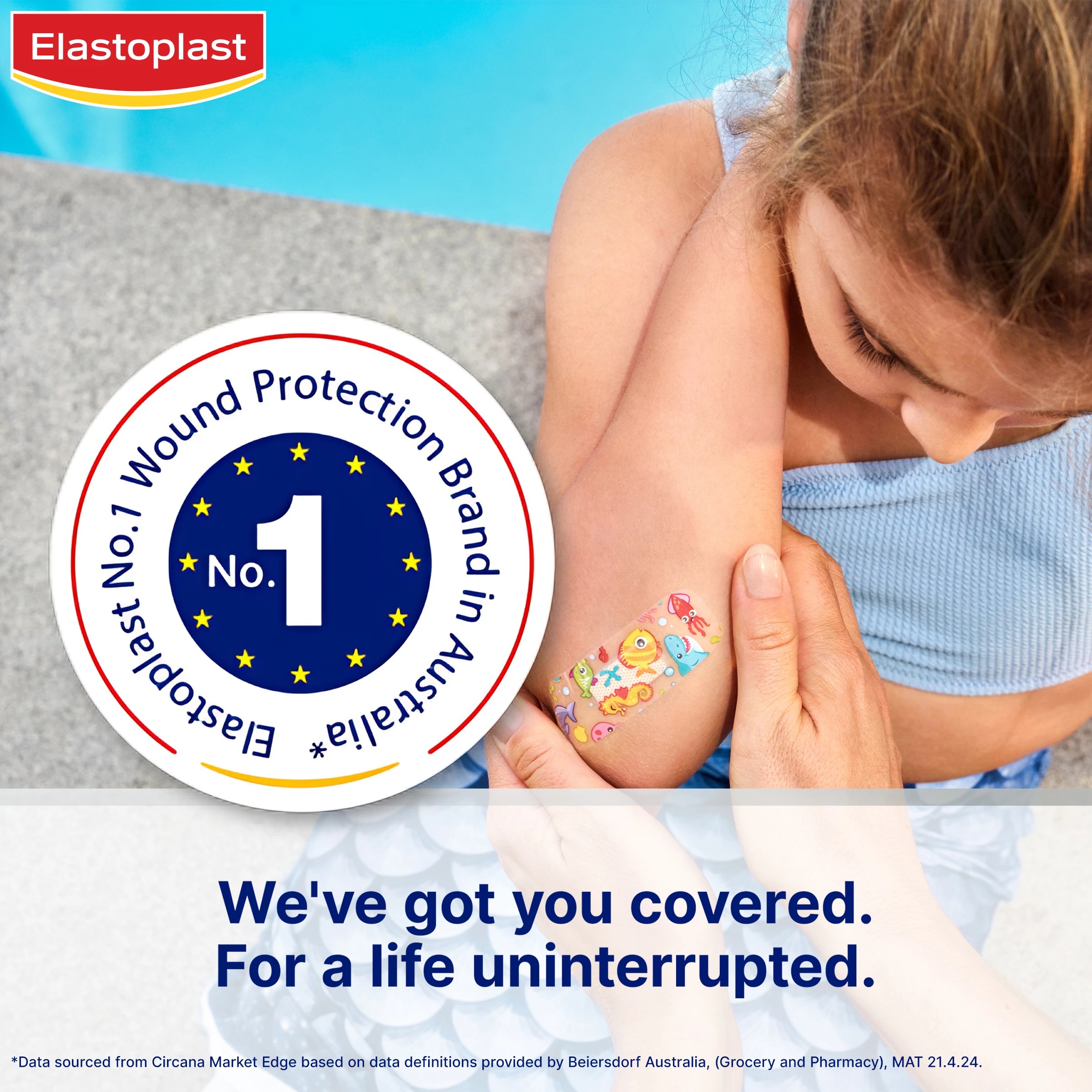 6 20 Pack Elastoplast Waterproof Kids Strips, 6 of 10