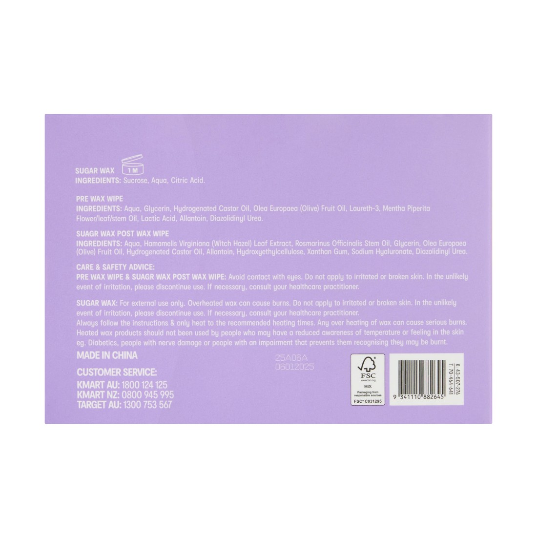 7 OXX Bodycare Sweet Cheeks Sugar Wax Kit, 7 of 7