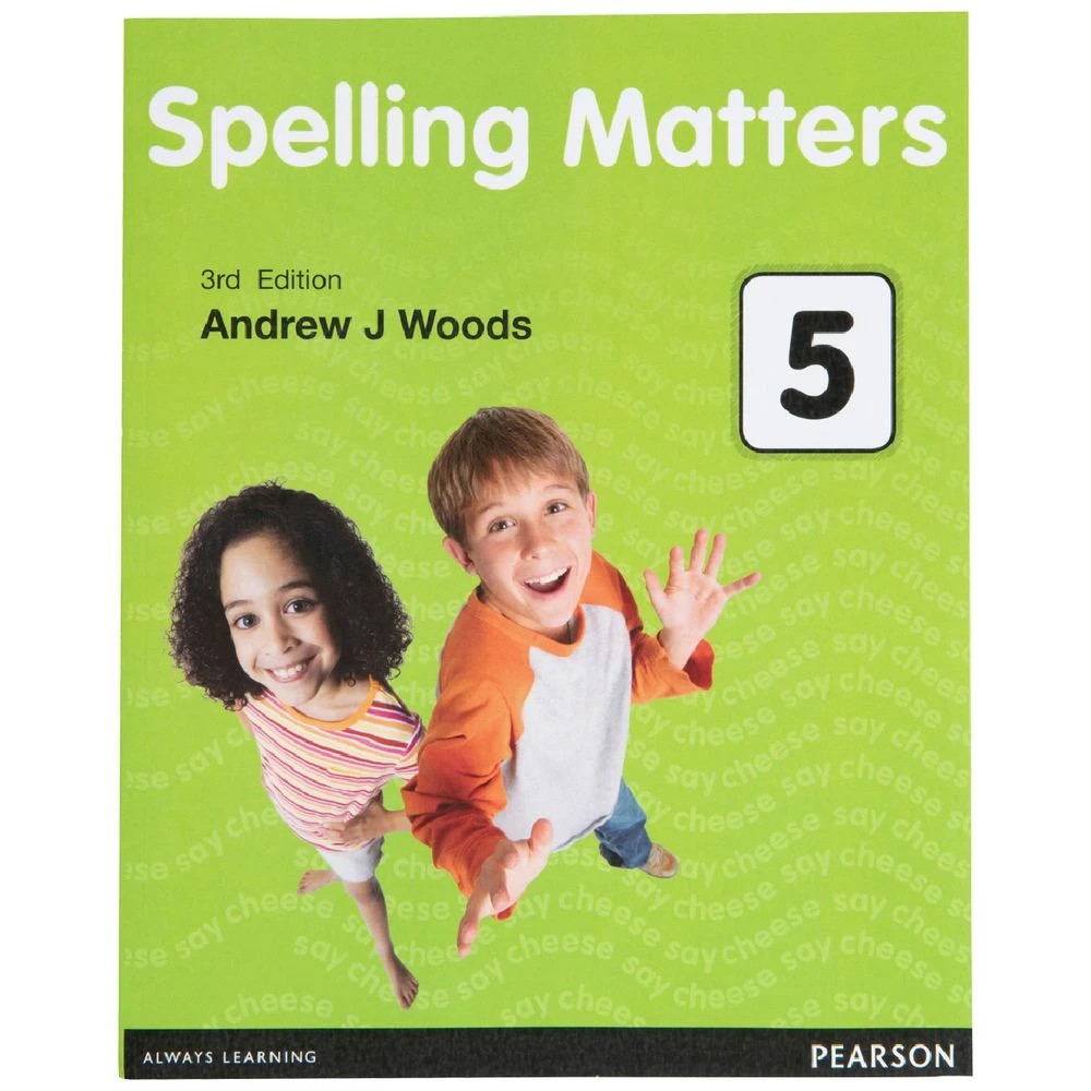 1 Spelling Matters Book 5, 1 of 2