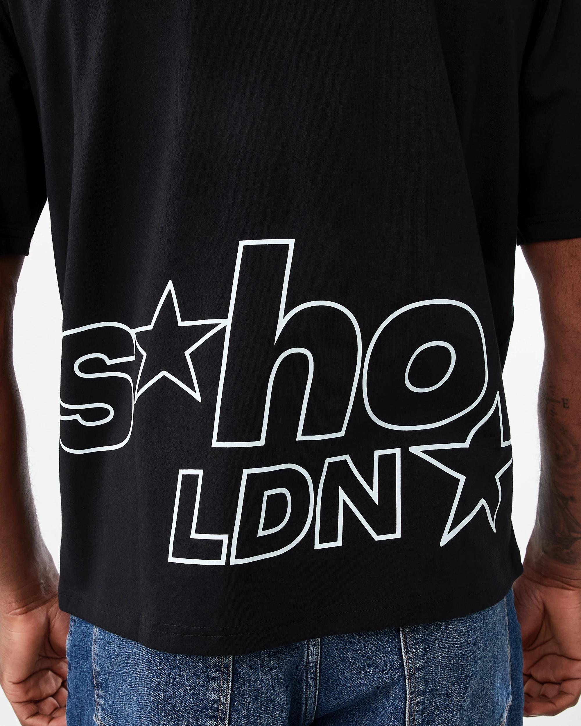 7 Boxy Print T-shirt Blk Sohldn, 7 of 7