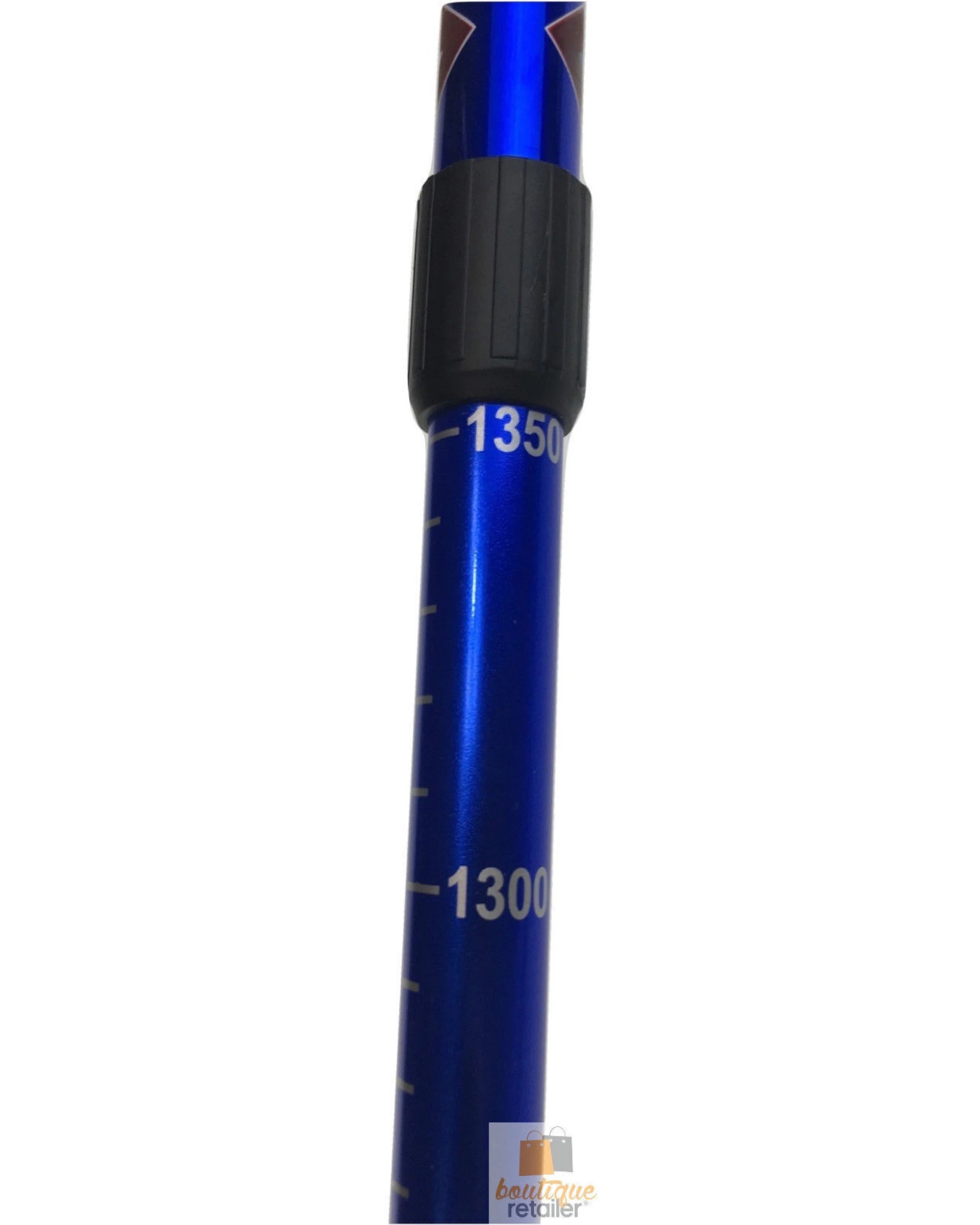6 BR Outdoor Folding Walking Stick Telescopic Adjustable Antishock Hiking Grip Pole Trekking - Blue, 6 of 7